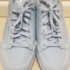 Adidas..baby blue with white